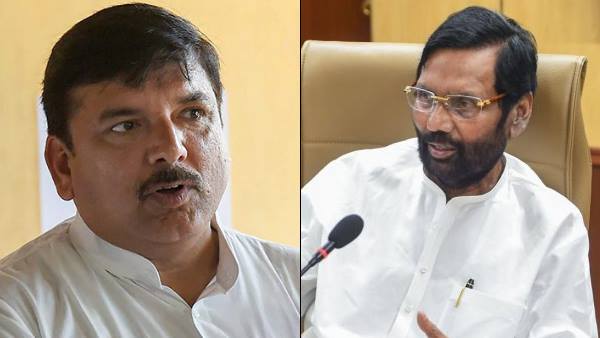 पानी की गुणवत्ता को लेकर भिड़े संजय सिंह और पासवान