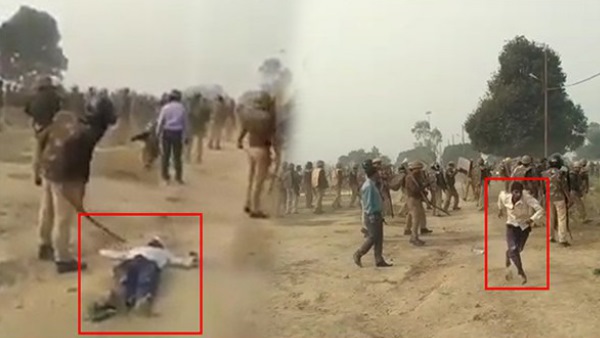 priyanka gandhi deleted tweet of police beating farmers in unnao priyanka gandhi deleted tweet of police beating farmers in unnao