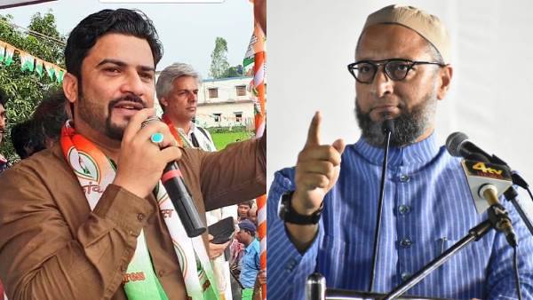 ओवैसी पर पलटवार