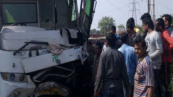 ranchi bus jeep accident five people died ranchi bus jeep accident five people died