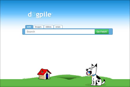 क्लिन और क्विक प्रेजेंटेशन के साथ वापस आ रहा है Dogpile