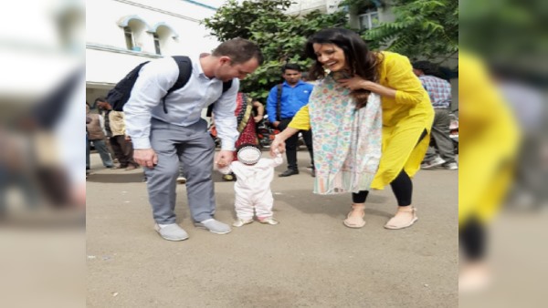 American couple Adopt baby girl from Neemuch Orphanage American couple Adopt baby girl from Neemuch Orphanage