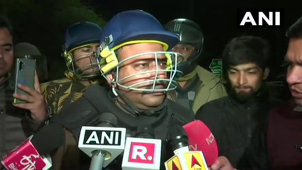 DCP Chinmay Biswal denied firing on protesters said went to college campus for investigate DCP Chinmay Biswal denied firing on protesters said went to college campus for investigate