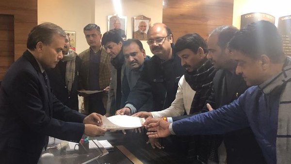 BJP files complaint against Deputy Chief Minister Manish Sisodia, AAP MLA Amanatullah Khan BJP files complaint against Deputy Chief Minister Manish Sisodia, AAP MLA Amanatullah Khan