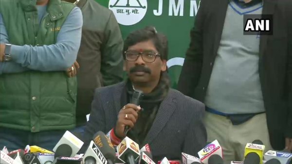 jharkhand assembly elections 2019 Hemant Soren says thank to people of Jharkhand and congress jharkhand assembly elections 2019 Hemant Soren says thank to people of Jharkhand and congress