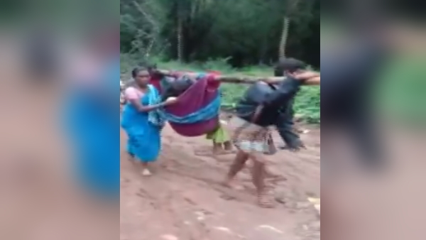 गांव तक नहीं पहुंच सकी एम्बुलेंस