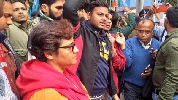 go back slogan against bhopal bjp mp pragya thakur in makhanlal chaturvedi journalism university go back slogan against bhopal bjp mp pragya thakur in makhanlal chaturvedi journalism university