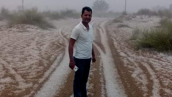 rajasthan weather update Rain and Hail in many districts rajasthan weather update Rain and Hail in many districts