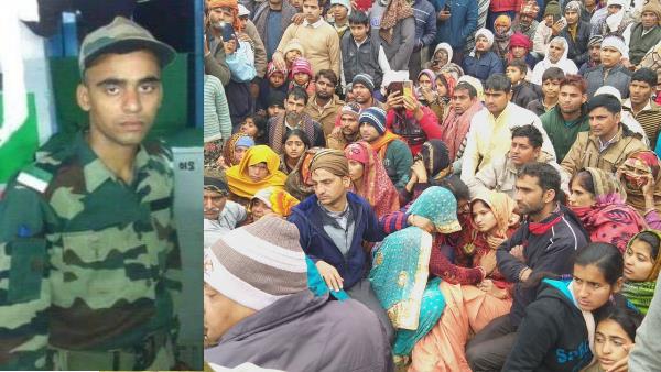 शहीद सौरभ कटारा की शवयात्रा