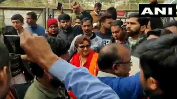 bjp mp pragya thakur on terrorist go back slogan in makhanlal university bhopal bjp mp pragya thakur on terrorist go back slogan in makhanlal university bhopal