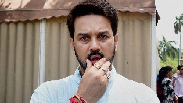 anurag thakur raises controversial slogans election commission seeks report anurag thakur raises controversial slogans election commission seeks report