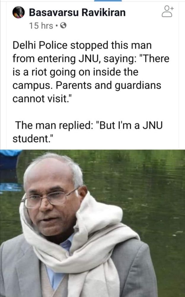 क्या 47 साल के ये शख़्स JNU छात्र हैं?- फ़ैक्ट चेक क्या 47 साल के ये शख़्स JNU छात्र हैं?- फ़ैक्ट चेक