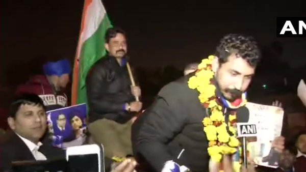 Bhim Army Chief Chandrashekhar Azad released from Tihar Jail delhi Bhim Army Chief Chandrashekhar Azad released from Tihar Jail delhi
