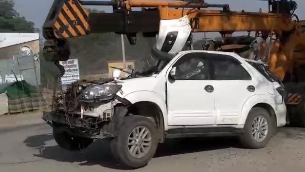 7 killed one injured after collision between car and truck in Churu rajasthan 7 killed one injured after collision between car and truck in Churu rajasthan