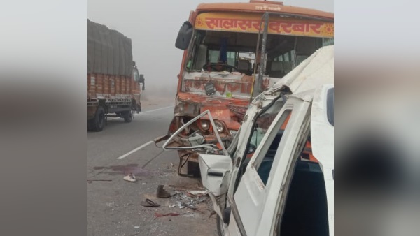 accident churu bikaner accident churu bikaner