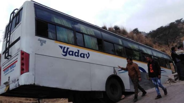 Dulhan Bus Accident in shahpura Ajitgarh Rajasthan Dulhan Bus Accident in shahpura Ajitgarh Rajasthan
