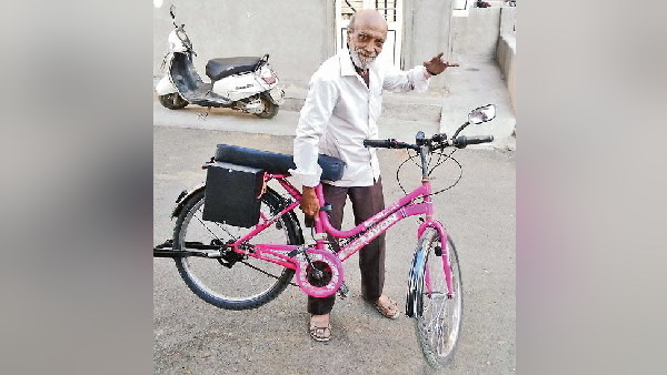 78-years-old gujarati man made Electric bicycle, know its Feature 78-years-old gujarati man made Electric bicycle, know its Feature