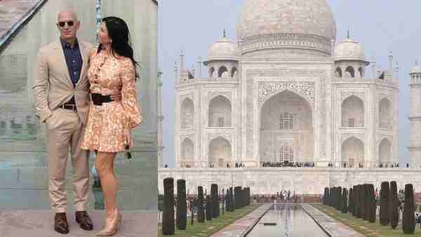 Amazon Founder Jeff Bezos Visits Taj Mahal With Girlfriend Amazon Founder Jeff Bezos Visits Taj Mahal With Girlfriend