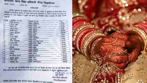 20 female teachers in Siddharthnagar assigned to help brides get ready for their wedding programme 20 female teachers in Siddharthnagar assigned to help brides get ready for their wedding programme