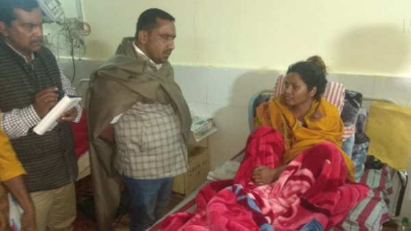 jharkhand ranchi health minister banna gupta donate blood for patient jharkhand ranchi health minister banna gupta donate blood for patient