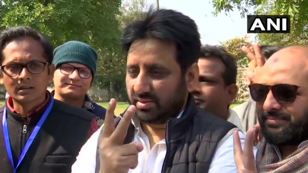 delhi election results 2020 Amanatullah Khan said Delhi electrocuting BJP and Amit Shah delhi election results 2020 Amanatullah Khan said Delhi electrocuting BJP and Amit Shah