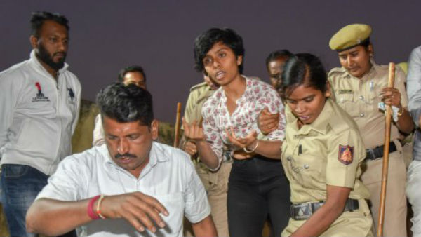 जयनगर के कॉलेज में पढ़ती है अमूल्या
