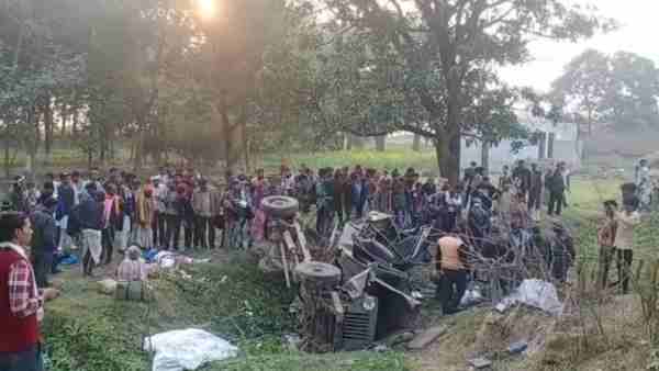 Four killed in a road accident in Balrampur Four killed in a road accident in Balrampur