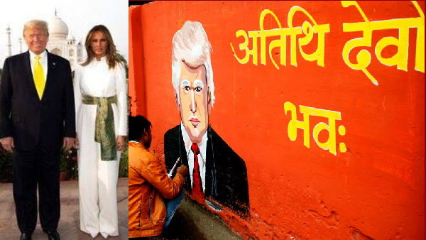 ट्रम्प के स्वागत के लिए की गईं ऐसी जोरदार तैयारियां