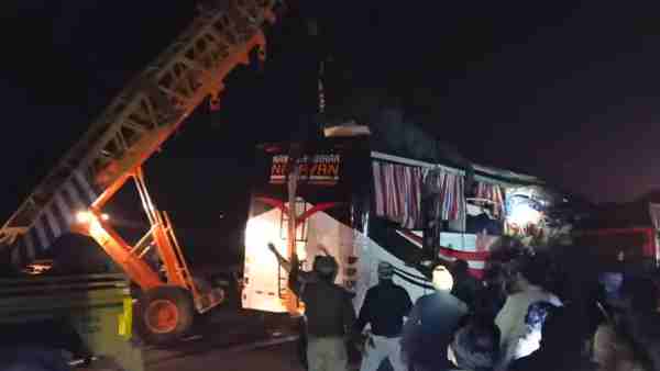 Image result for फिरोजाबाद बस दुर्घटना