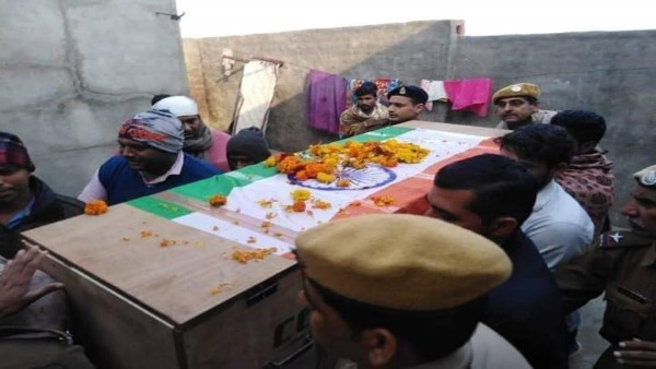 Hanumangarh Soldier Vikas prajapat died Due to heart attack Hanumangarh Soldier Vikas prajapat died Due to heart attack