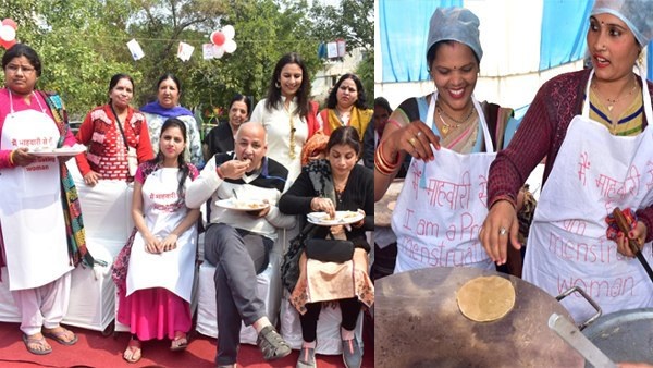 Manish Sisodia in period feast, The food was prepared and served by menstruating women Manish Sisodia in period feast, The food was prepared and served by menstruating women