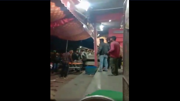 ruckus in Karni Sweet Shop at Nokha Bikaner ruckus in Karni Sweet Shop at Nokha Bikaner