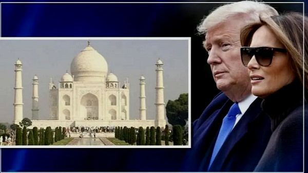 पत्नी, बेटी और दामाद संग ताजमहल देखेंगे ट्रंप