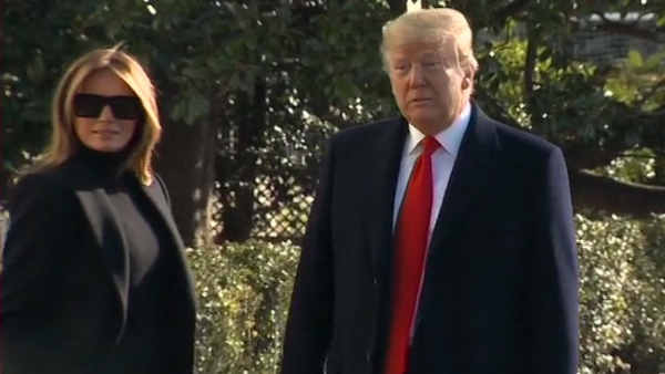 US President Donald Trump along with First Lady Melania Trump leaves from White House US President Donald Trump along with First Lady Melania Trump leaves from White House
