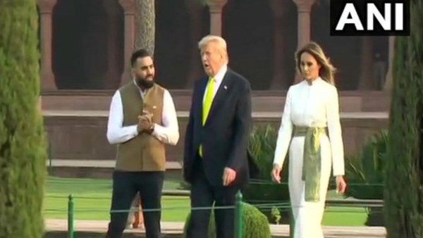 भारत दौरे पर हैं अमेरिका के राष्ट्रपति डोनाल्ड ट्रंप