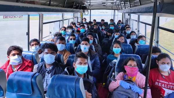coronavirus 263 Indian evacuees from Rome brought to ITBP Quarantine Centre coronavirus 263 Indian evacuees from Rome brought to ITBP Quarantine Centre