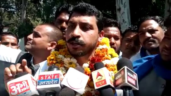 bhim army chief chandrashekhar azad in saharanpur bhim army chief chandrashekhar azad in saharanpur