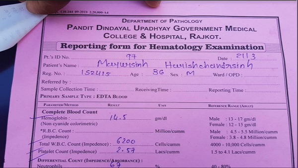 मुंबई के रास्ते राजकोट पहुंचा था