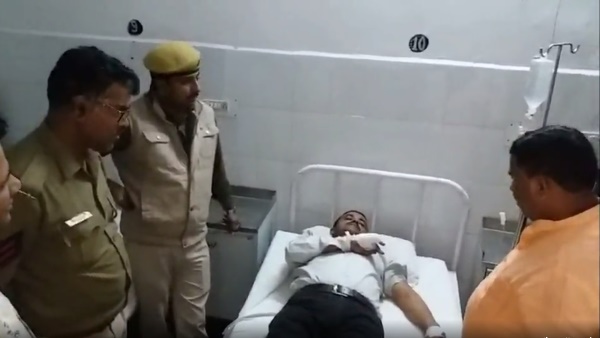 कांस्टेबल का अस्पताल में हो रहा इलाज