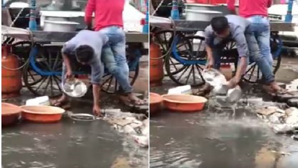 ठेले पर छोले-भटूरे बेचने वाले का वीडियो हुआ वायरल