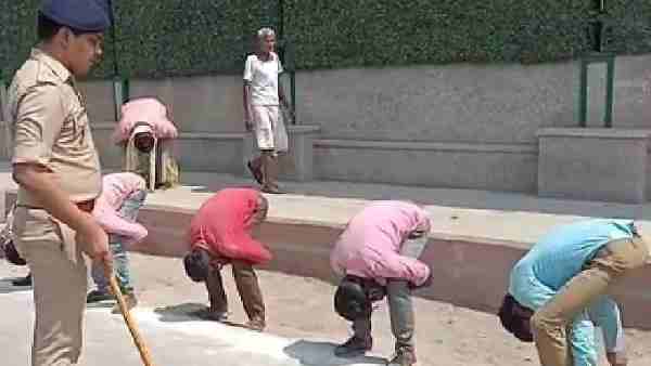 up police action against lockdown violators in uttar pradesh up police action against lockdown violators in uttar pradesh