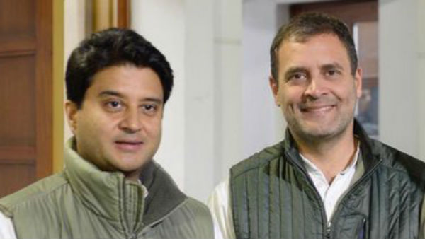 राहुल गांधी ने Re-Tweet की ज्योतिरादित्य सिंधिया संग पुरानी फोटो