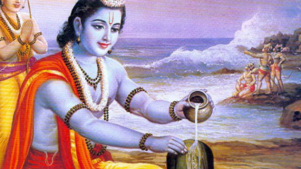 श्री राम ने सेतु के निर्माण तक नवरात्र के उपवास रखे...