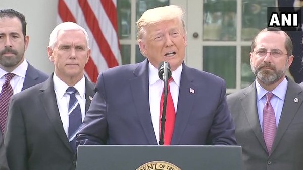 Donald Trump declared a national emergency ongoing Coronavirus pandemic Donald Trump declared a national emergency ongoing Coronavirus pandemic