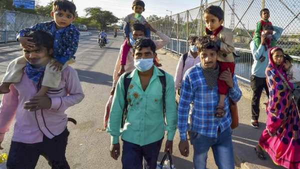 14 मई में लॉकडाउन बढ़ने के बाद फिर परेशान दिखे मजदूर