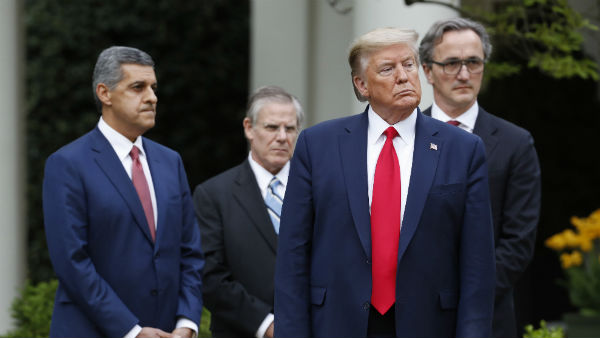 US Presiedent Donald Trump vetoes Congress resolution that restricts him from taking military action against Iran US Presiedent Donald Trump vetoes Congress resolution that restricts him from taking military action against Iran