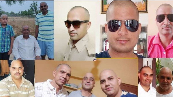 शिक्षकों ने शुरू किया मुंडन अभियान