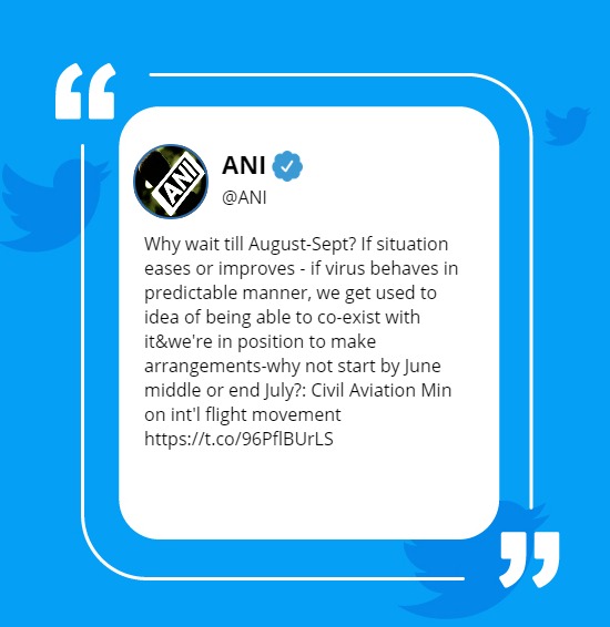 Civil Aviation Minister Hardeep Singh Puri says International Flights May Start Even By Middle June Civil Aviation Minister Hardeep Singh Puri says International Flights May Start Even By Middle June