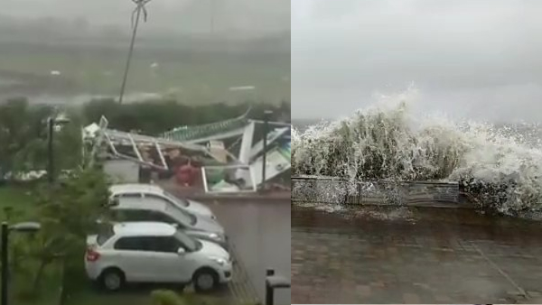 वीडियो में दिखाई दिया तूफान का भयानक रूप