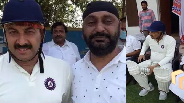 दिल्ली से आकर लॉकडाउन में क्रिकेट खेले मनोज तिवारी